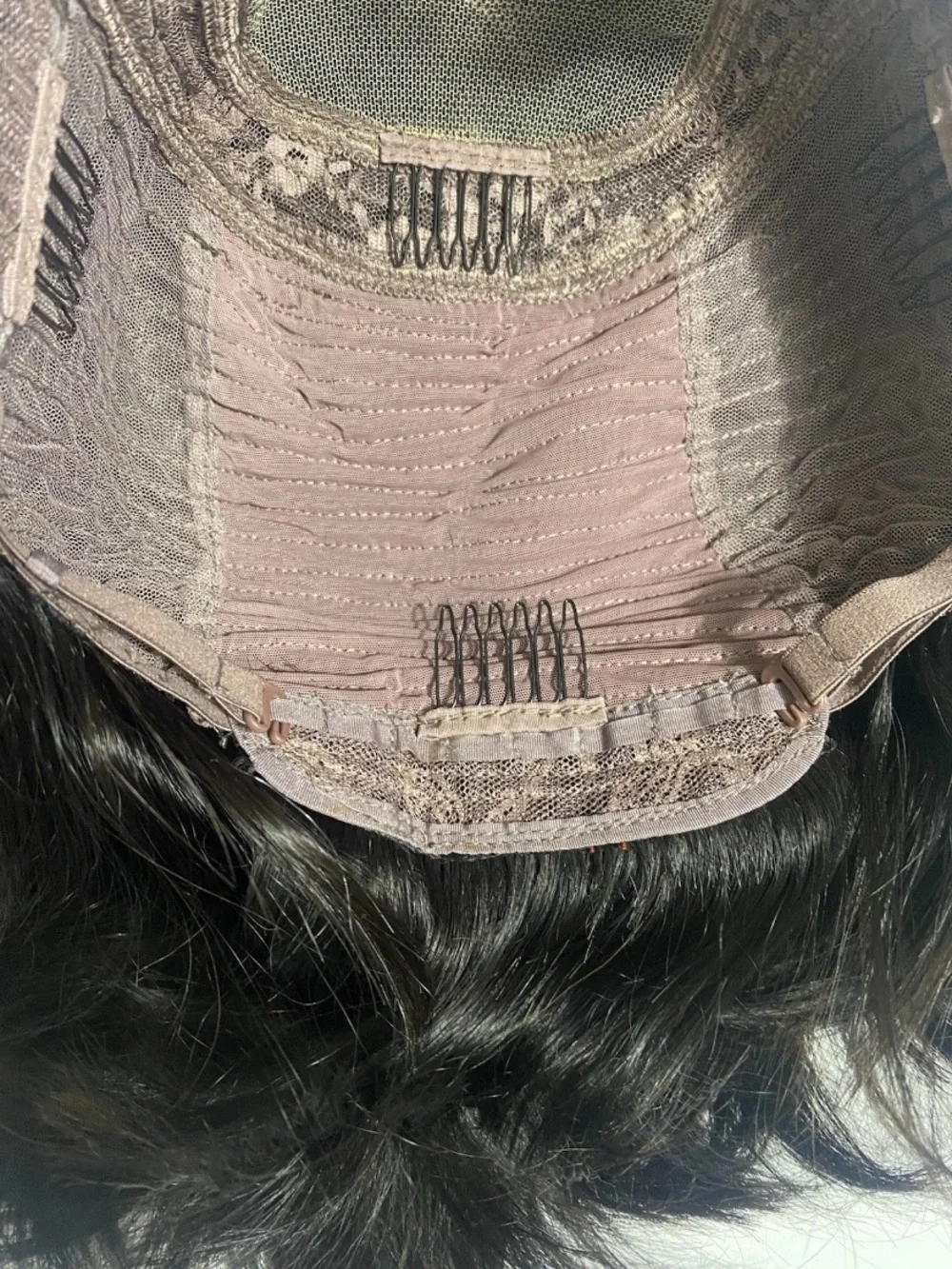 N/A human wig wear